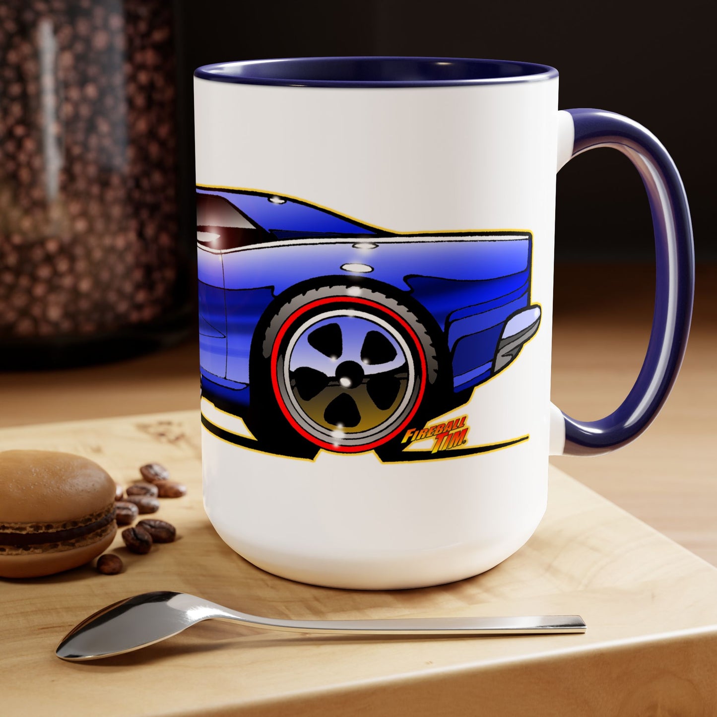 HOT WHEELS CUSTOM CAMARO Muscle Car Concept Art Coffee Mug 15oz