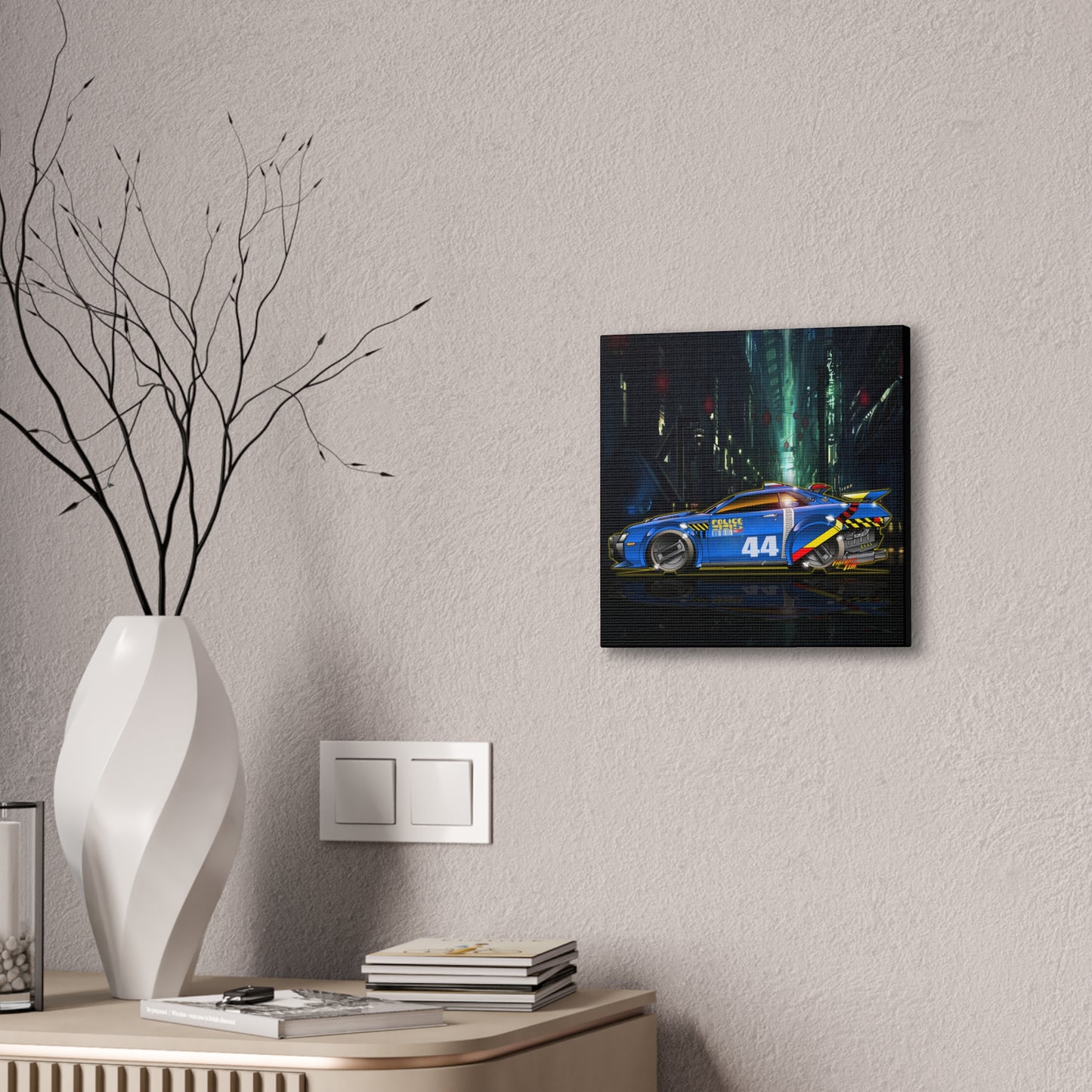 Canvas Stretched Print - BLADE RUNNER Toyota Police Movie Car