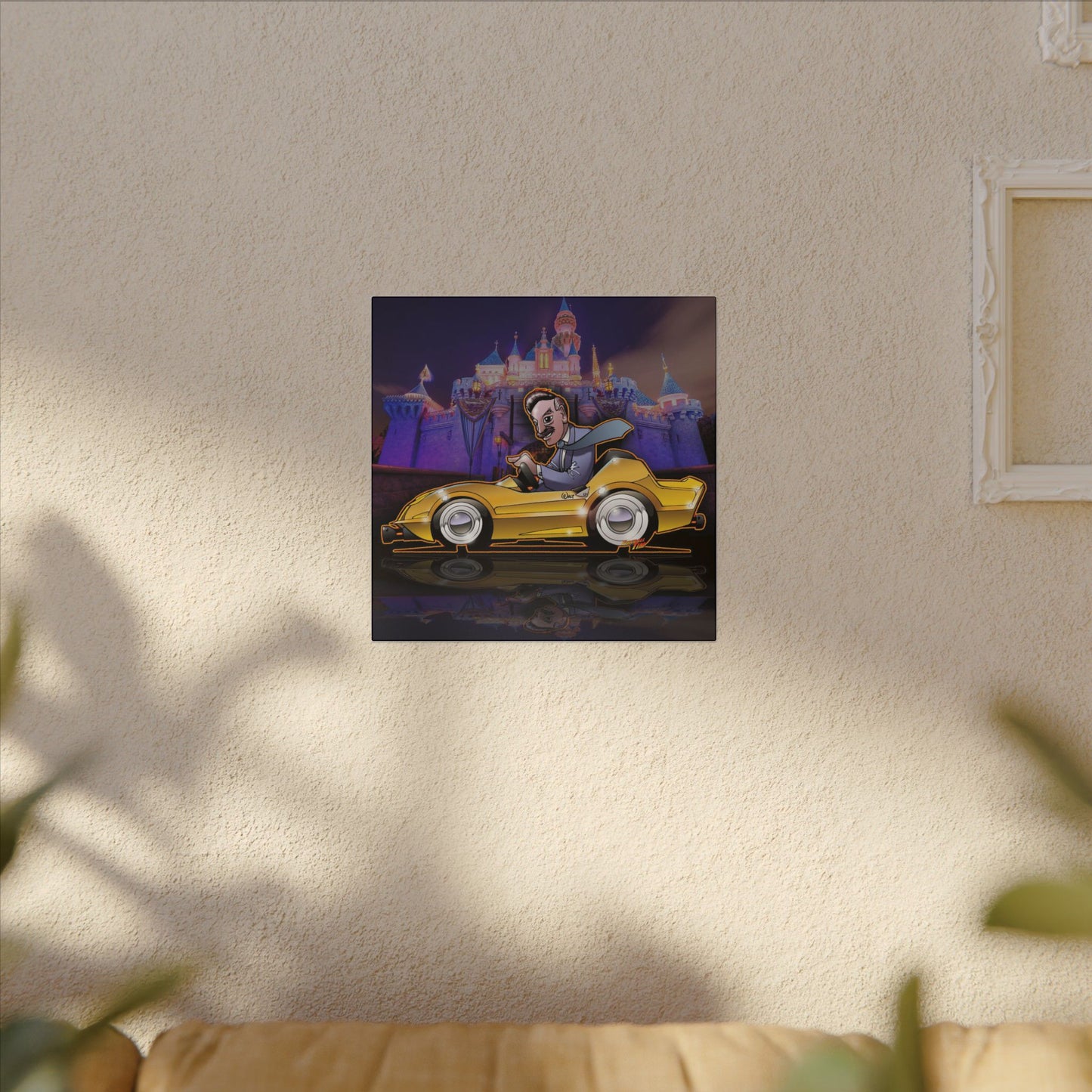 AUTOPIA CLASSIC Walt Disney Fireball Art Canvas Print