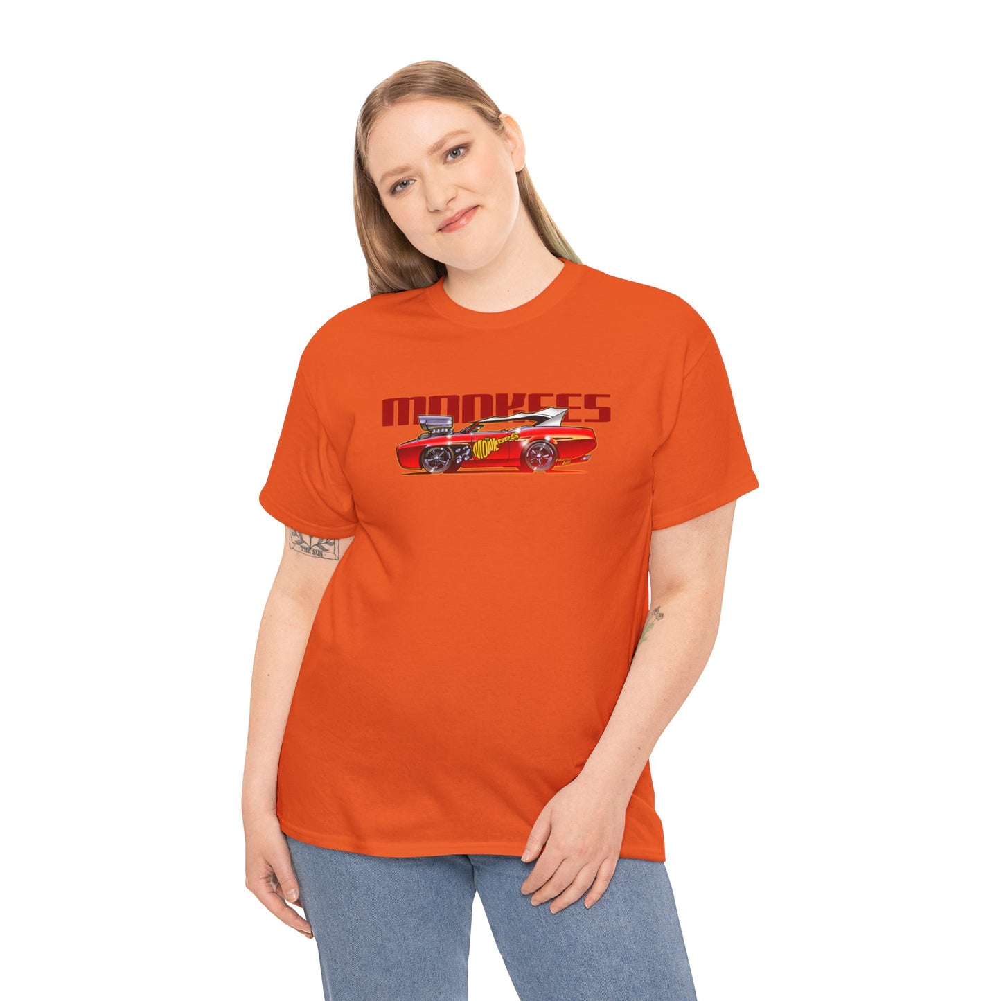 THE MONKEES Monkeemobile Cotton Tee Shirt - 12 Colors