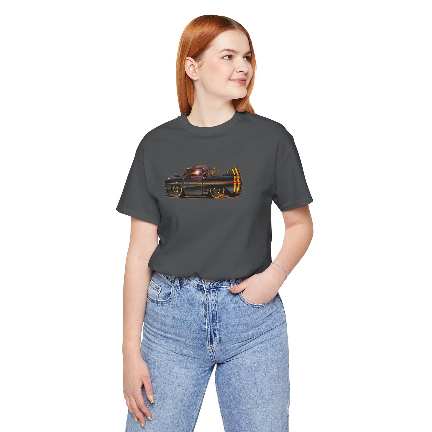 CHEVROLET C10 1960 Stinger Pickup Truck Concept Art Custom Short Sleeve Tee 8 Colors