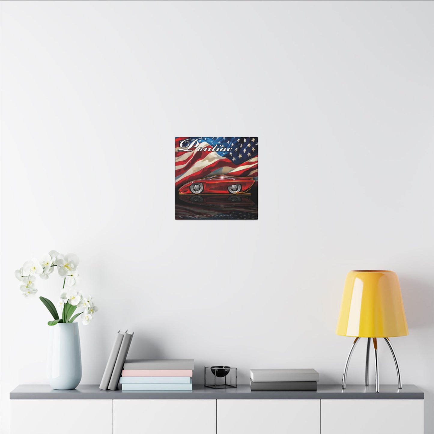 PONTIAC BANSHEE Concept Car Collectible Fireball Art Canvas Print
