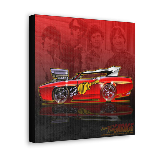 THE MONKEES Monkeemobile Concept Art Canvas MASTERPRINT 3 Sizes