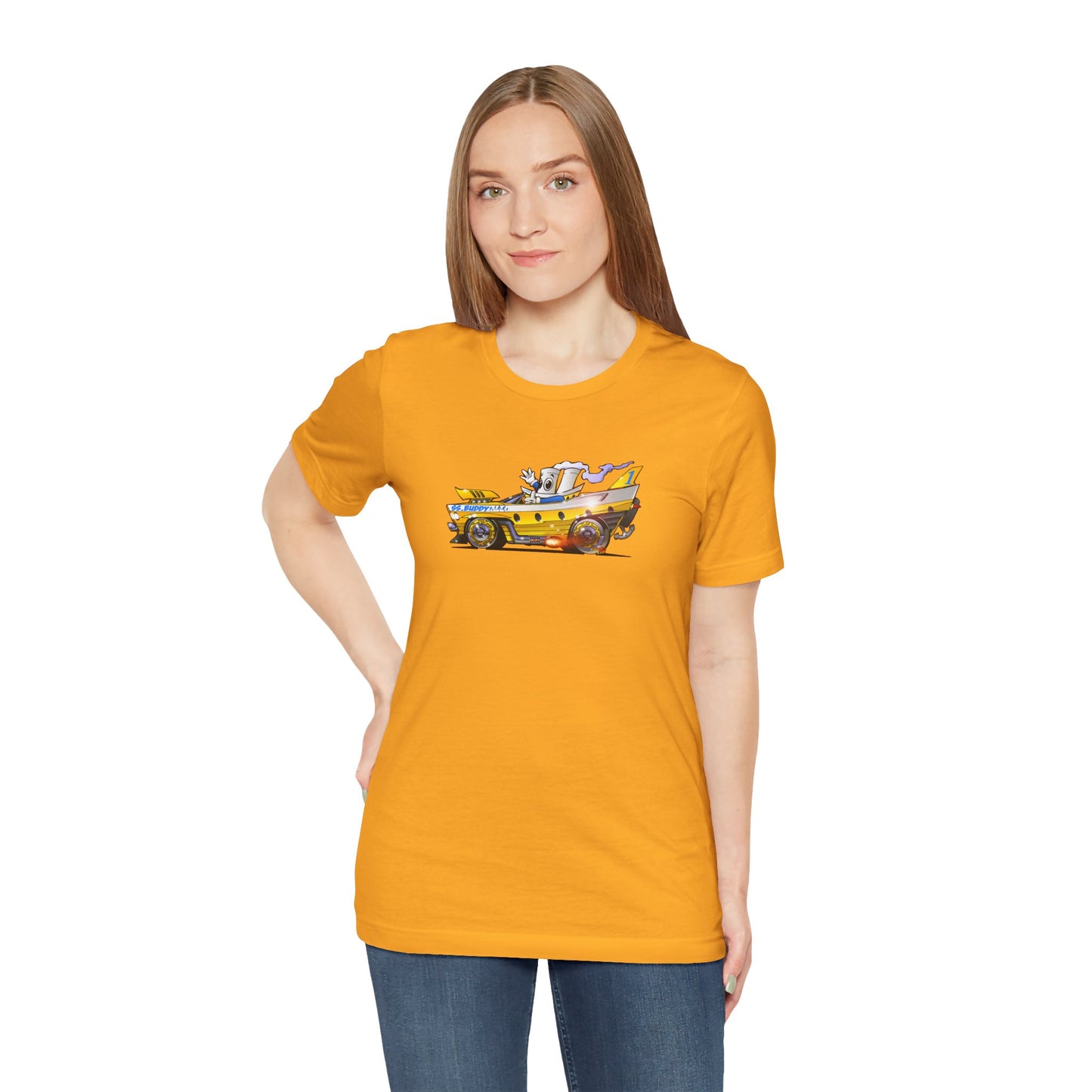 BUDDY CRUISE BUDDYMOBILE Custom Car Art Short Sleeve Tee in 17 Colors