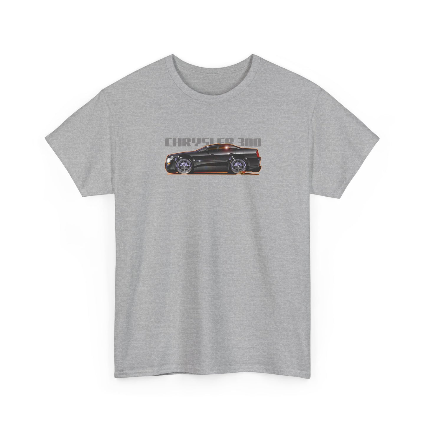 CHRYSLER 300 Fireball Art Collectible Heavy Cotton Tee - Multiple Colors