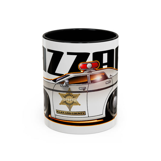 DUKES OF HAZZARD SHERIFF POLICE CAR Collectible Coffee Mug - 2 Sizes