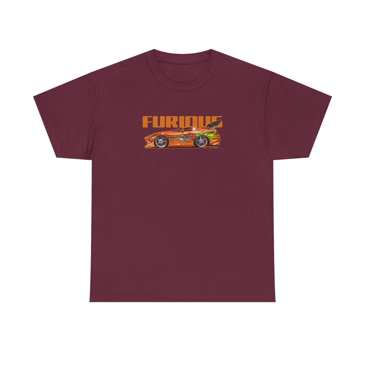 FAST & FURIOUS 1994 TOYOTA SUPRA MK IV Fireball Art Tee Shirt - Multiple Sizes