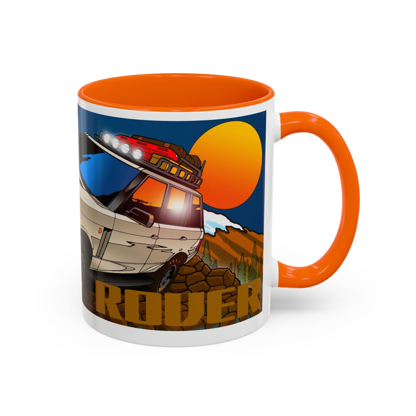 RANGE ROVER EXPLORER Fireball Art Coffee Mug - 2 Sizes