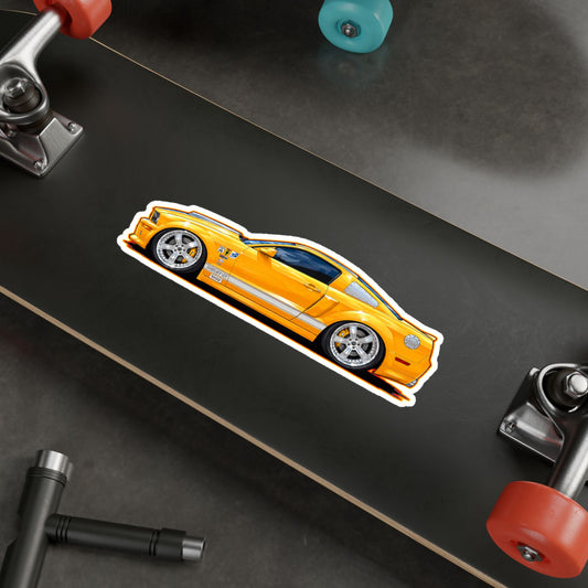 FORD MUSTANG SHELBY GT-C 2008 Collectible Fireball Art Stickers in 4 Sizes