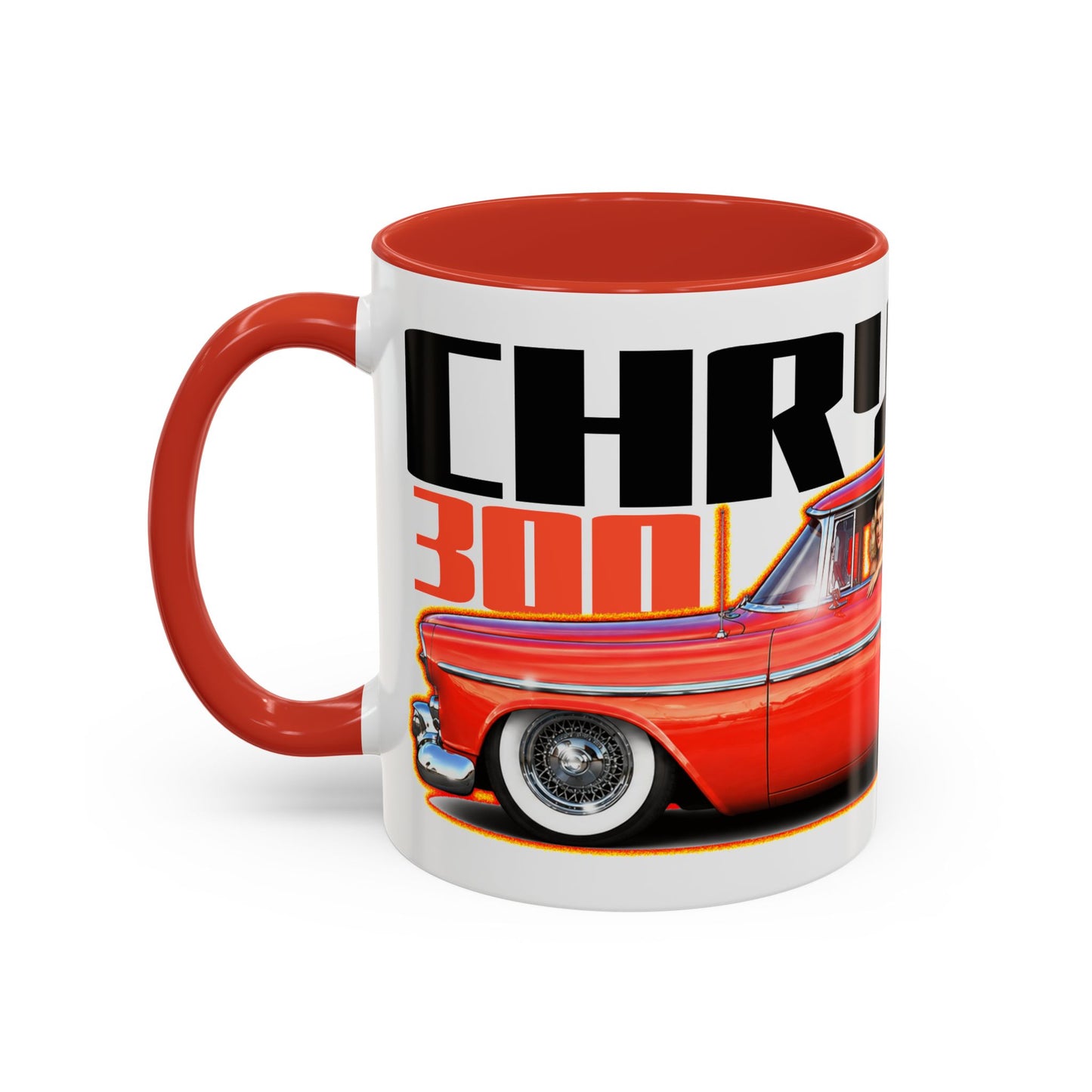 CHRYSLER 300 1958 Collectible Fireball Art Coffee Mug - 2 Sizes