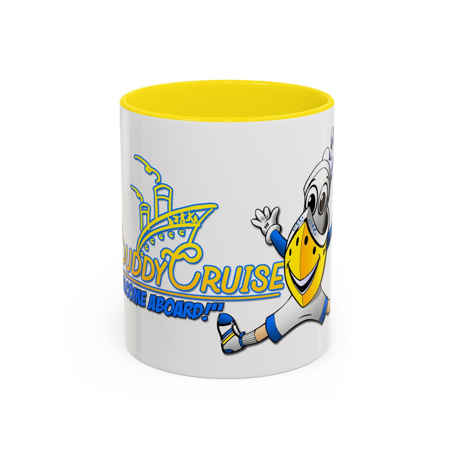 BUDDY CRUISE Mascot Jumping Coffee Mug — 11/15oz Multiple Colors