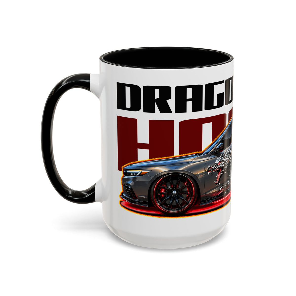 HONDA ACCORD 2025 Dragon Rider Collectible Fireball Art Coffee Mug - 2 Sizes