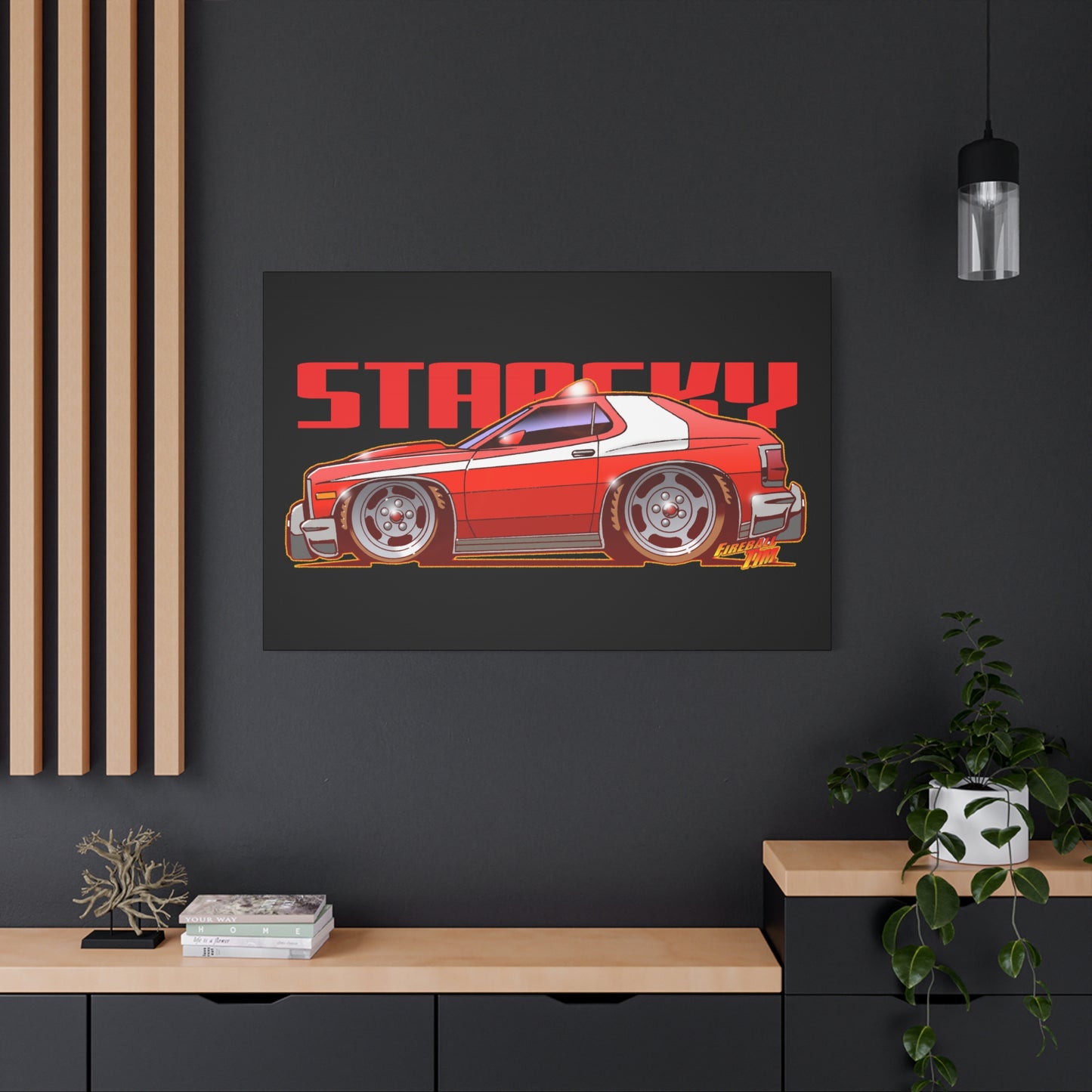 STARSKY Torino Fireball Canvas Art Print - 11x14