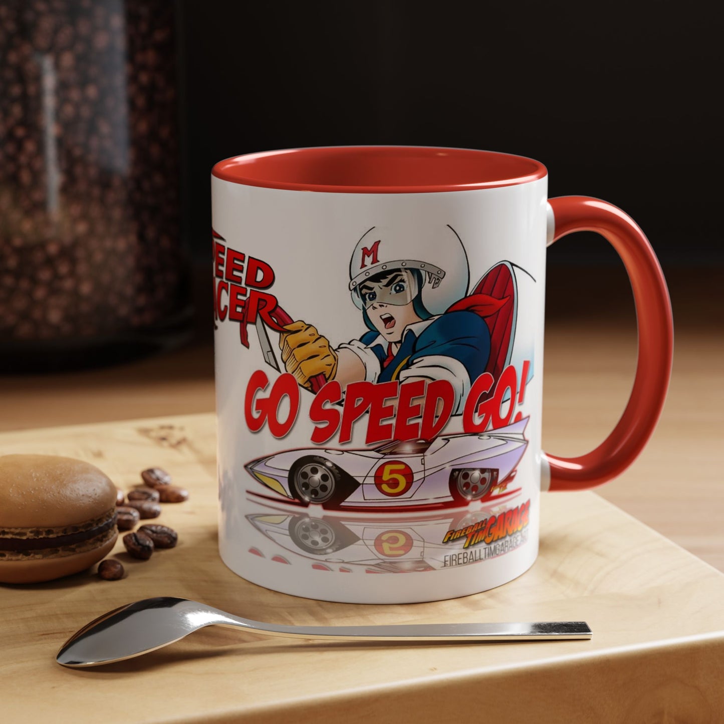 SPEED RACER Cartoon TV Show Garage Coffee Mug 2 Sizes