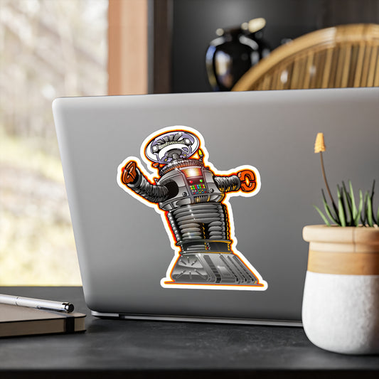 LOST in SPACE DANGER TV Robot Sticker 10"