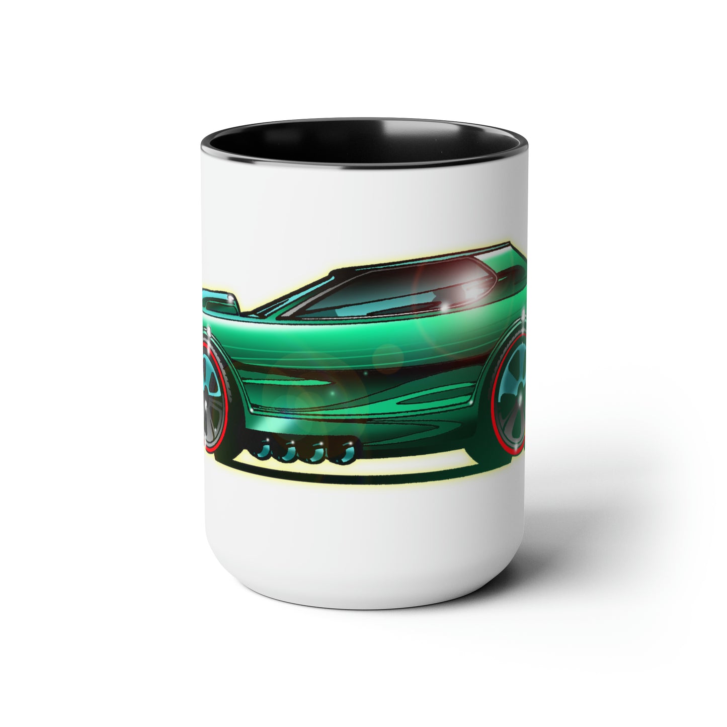 Hot Wheels CUSTOM COUGAR Redline Diecast Muscle Car Coffee Mug 15oz