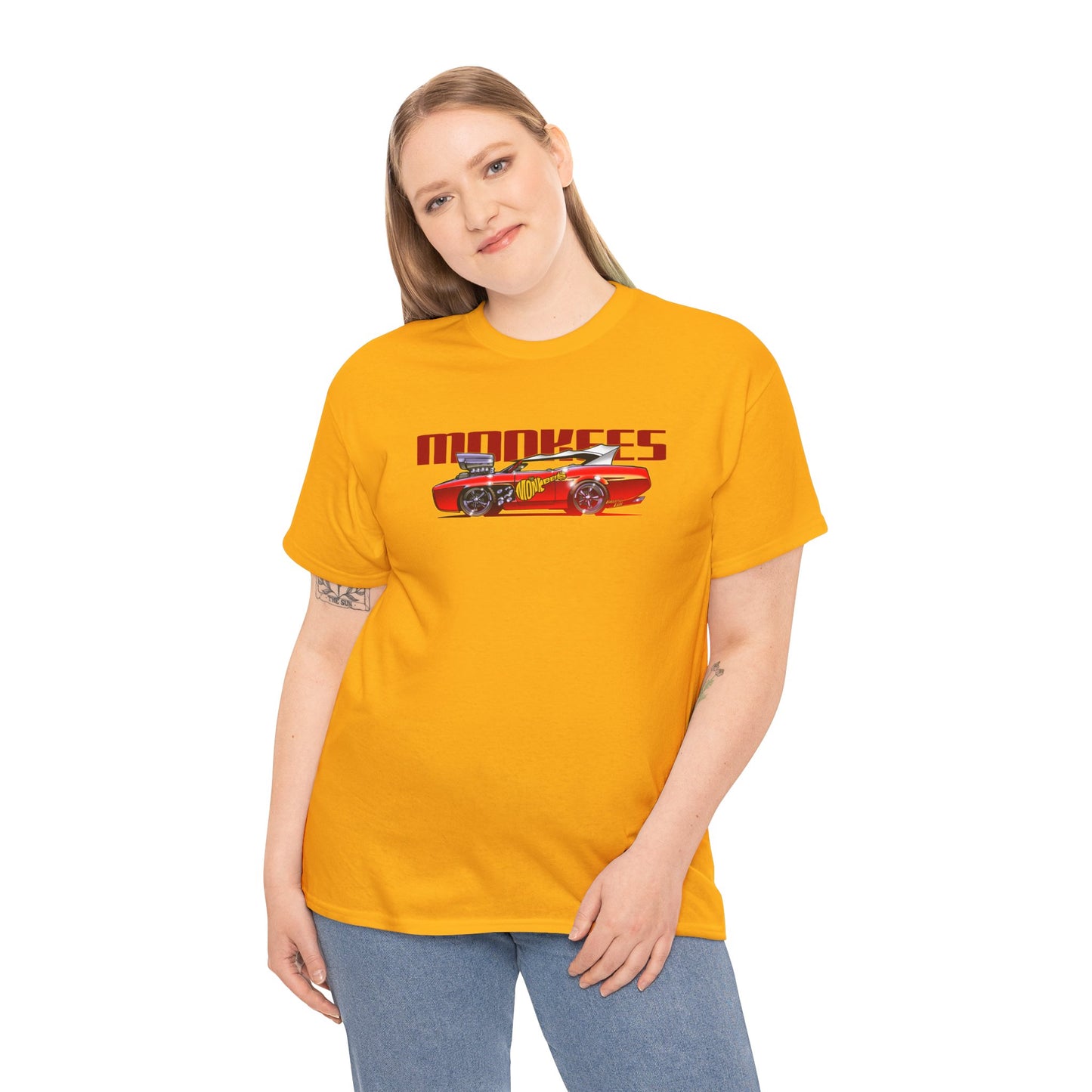 THE MONKEES Monkeemobile Cotton Tee Shirt - 12 Colors