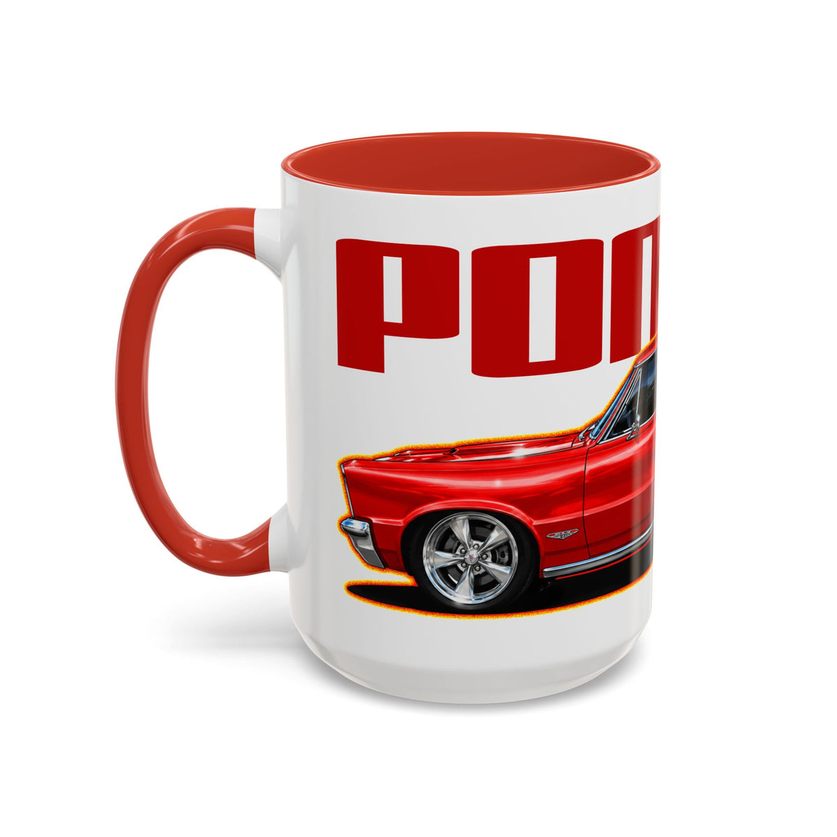 PONTIAC GTO 1965 Collectible Fireball Art Coffee Mug - 2 Sizes