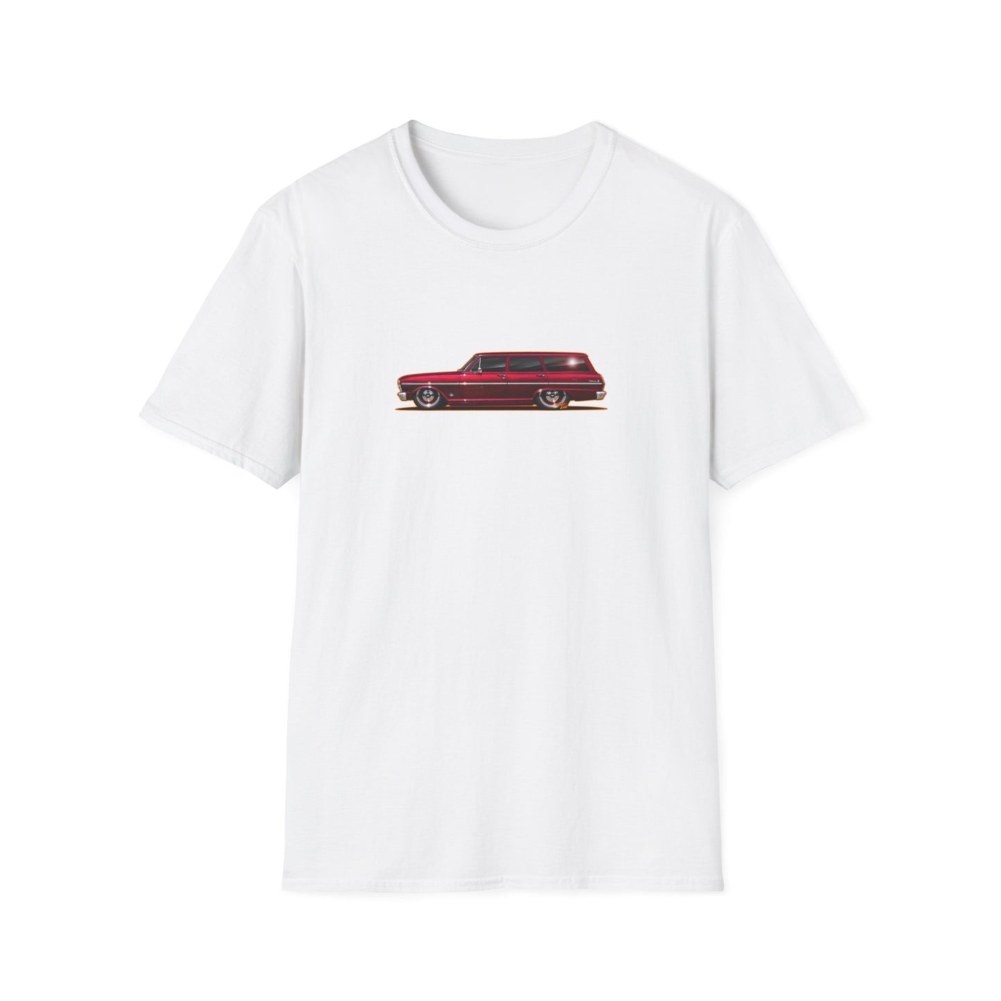 CHEVY NOVA WAGON 1965 Collectible Fireball Art Tee Shirt