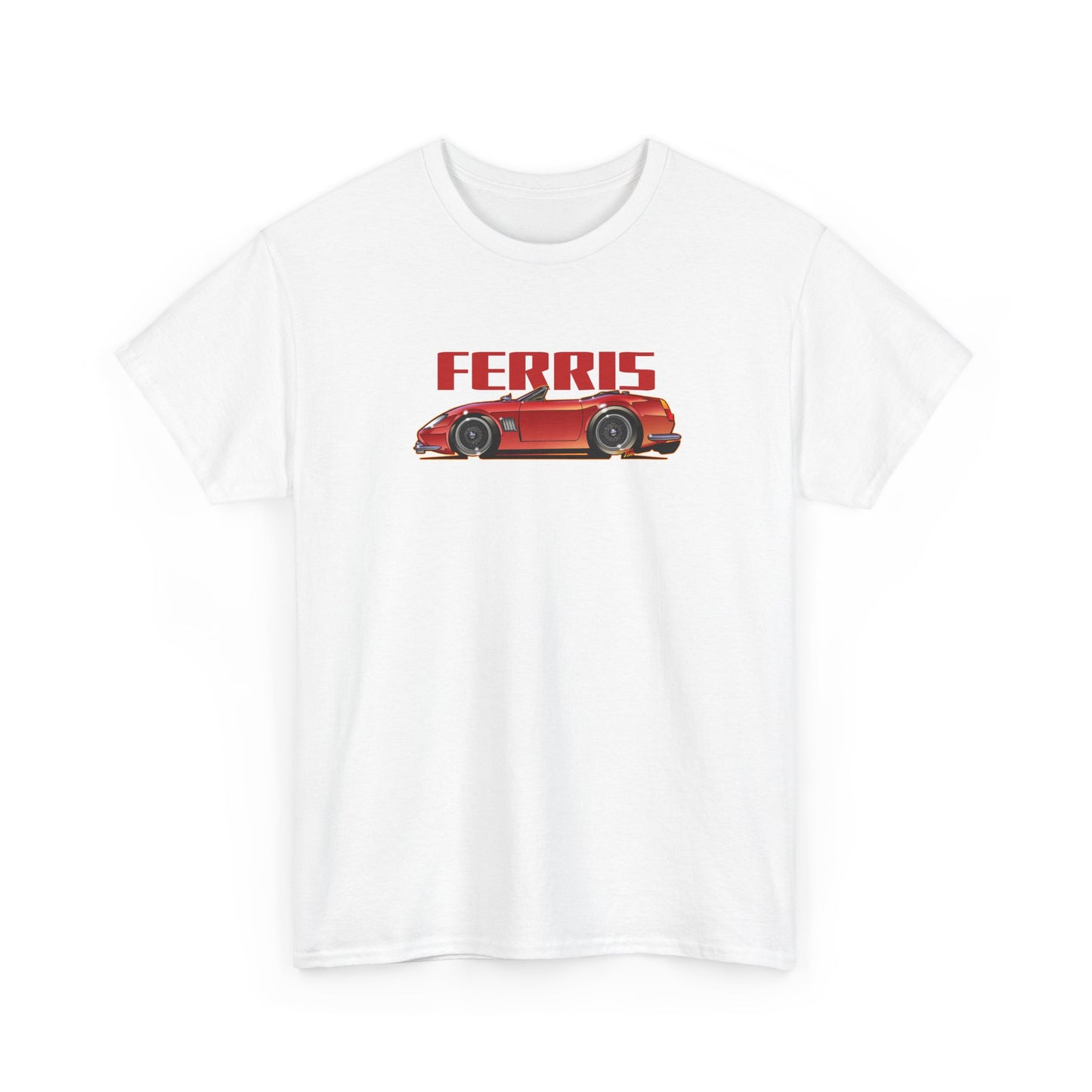 FERRIS BUELLERS DAY OFF 1985 FERRARI Modena Spyder California Tee Shirt - Multiple Sizes