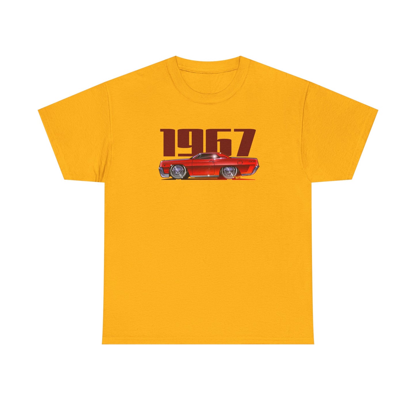 LINCOLN CONTINENTAL COUPE 1967 Heavy Cotton Tee Shirt - Multiple Colors
