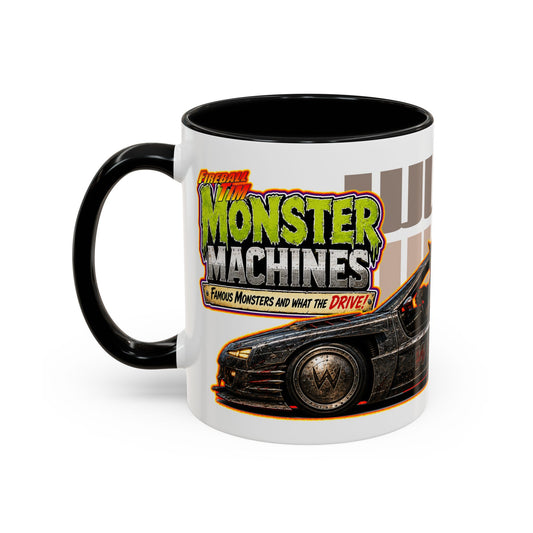 MONSTER MACHINES Wufman Halloween Collectible Fireball Art Coffee Mug - 2 Sizes