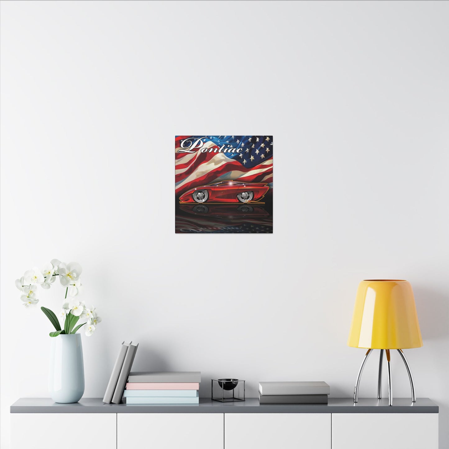 PONTIAC BANSHEE Concept Car Collectible Fireball Art Canvas Print