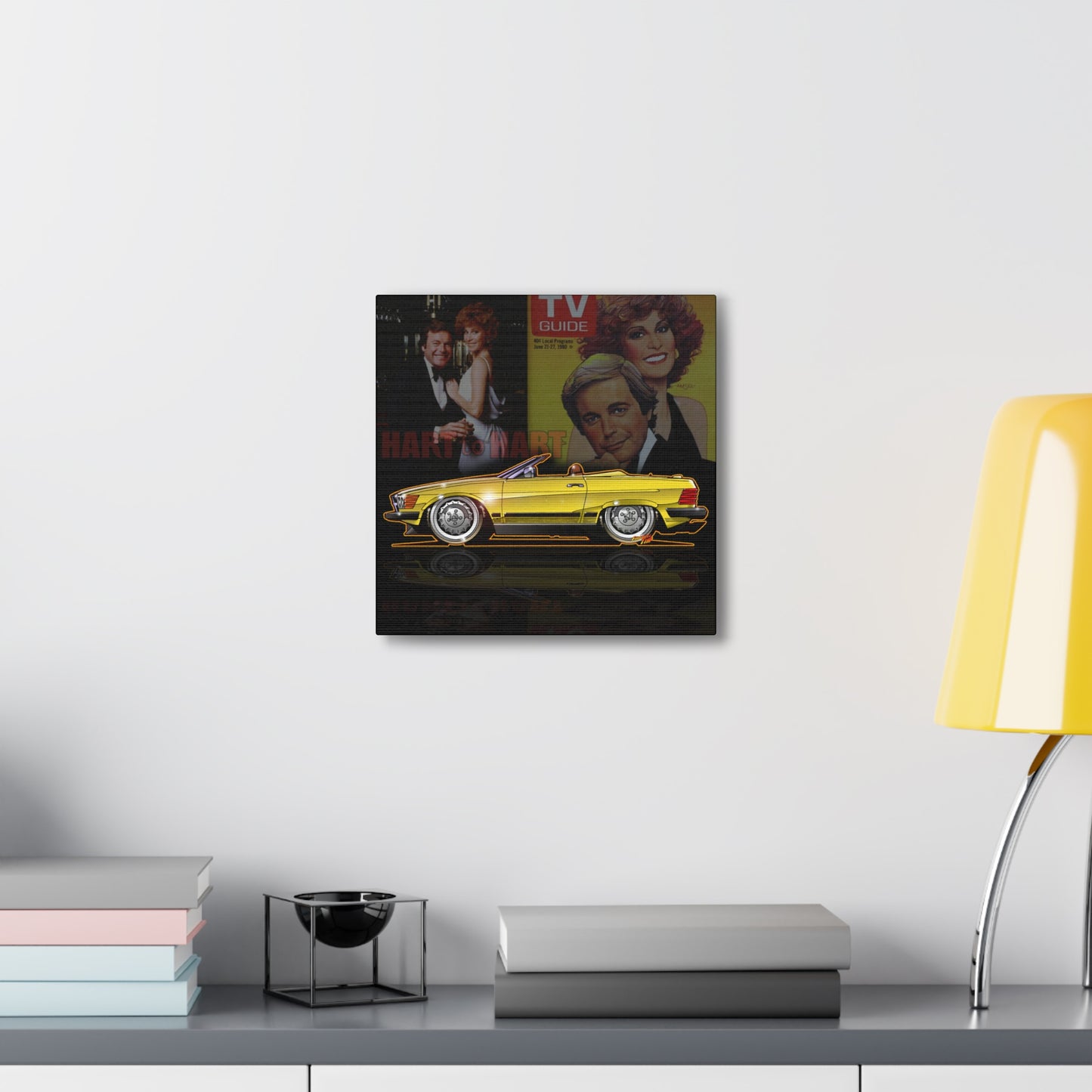 HART to HART TV Show Mercedes 450SL Concept Art Canvas MASTERPRINT 3 Sizes