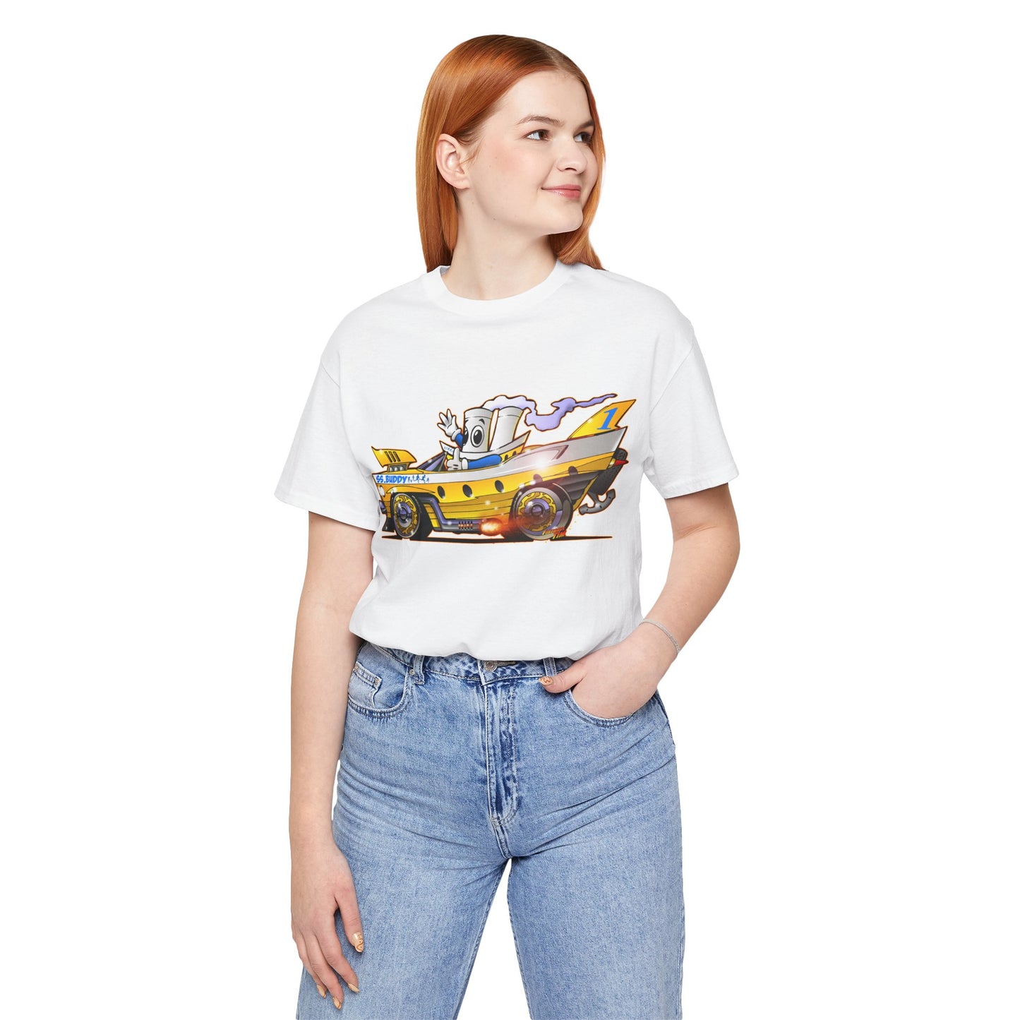 BUDDY CRUISE BUDDYMOBILE Custom Car Art Short Sleeve Tee in 17 Colors