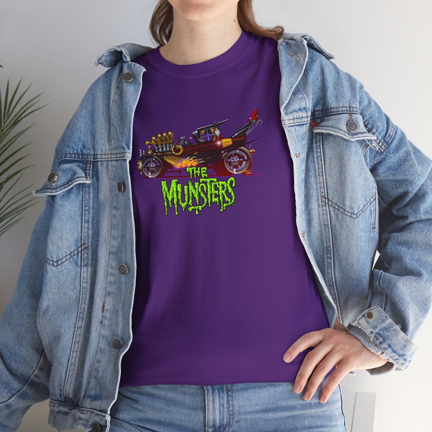 THE MUNSTERS TV Show Munster Koach Concept Art Cotton Tee Shirt 11 Colors