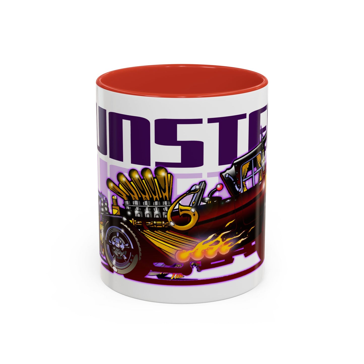 THE MUNSTERS TV Show Munster Koach Fireball Art Coffee Mug - 2 Sizes