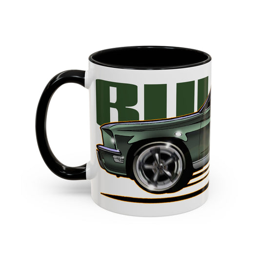 BULLITT FORD MUSTANG Steve McQueen Collectible Coffee Art Mug 2 Sizes