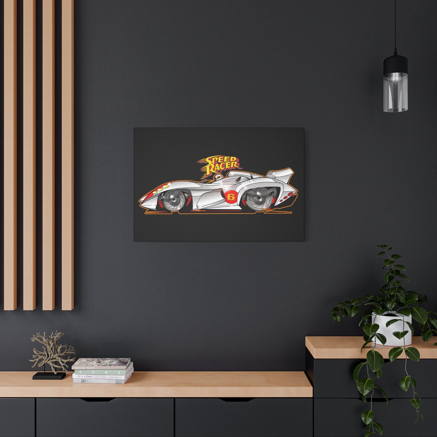 SPEED RACER MACH 6 Fireball Art Collectible Canvas Print - Multiple Sizes