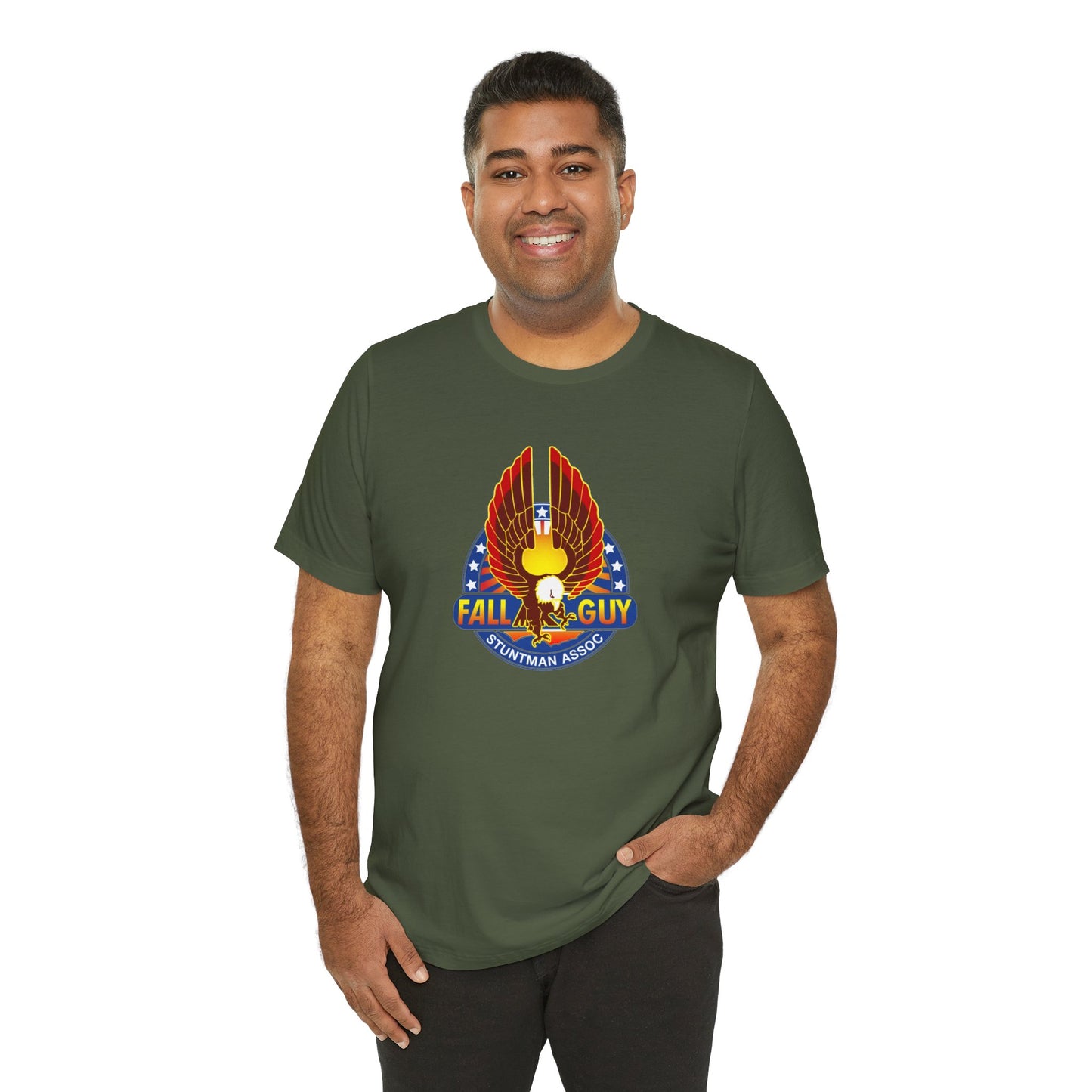 THE FALL GUY Stuntman Association Unisex Jersey Short Sleeve Tee - 12 Colors
