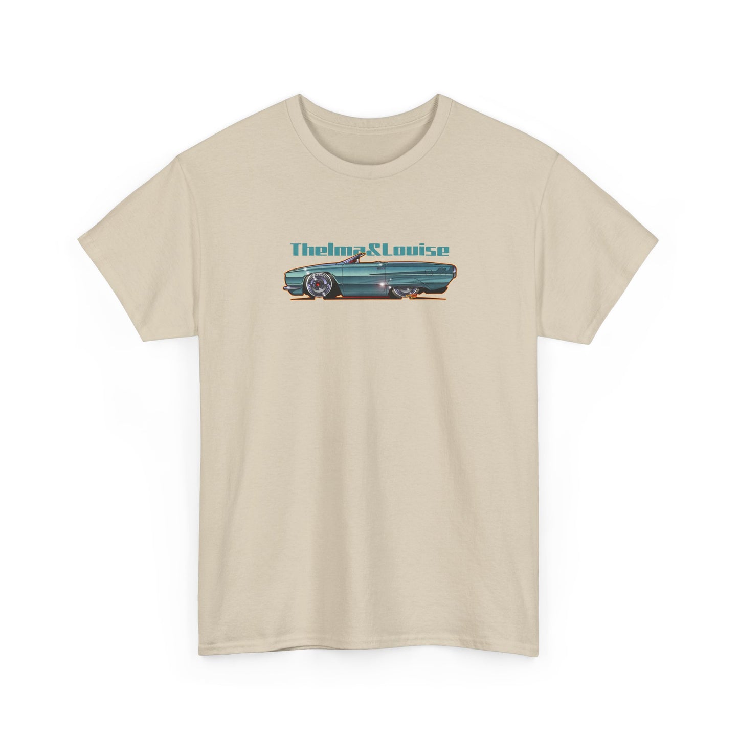 THELMA & LOUISE 1966 Ford Thunderbird Heavy Cotton Tee - Multiple Sizes
