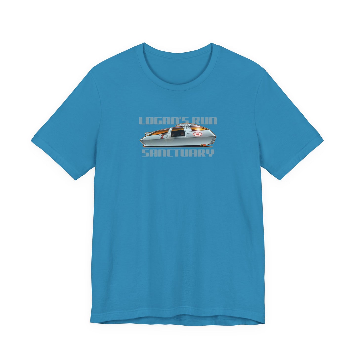 LOGAN'S RUN Sci Fi TV Car Collectible Fireball Art Short Sleeve Tee 12 Colors