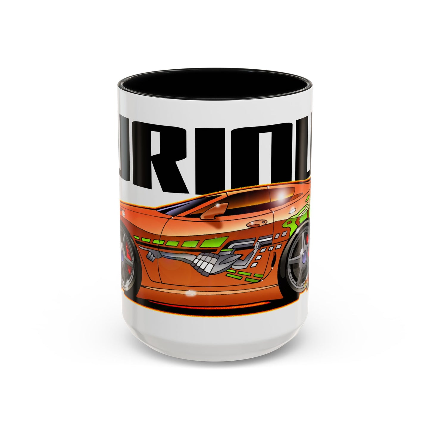 FAST & FURIOUS 1994 TOYOTA SUPRA MK IV Fireball Art Coffee Mug - 2 Sizes