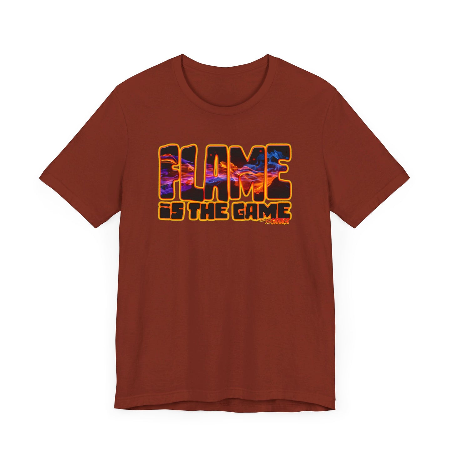 FLAME IS THE GAME Fireball Tim Garage Official Short Sleeve Tee 13 Colors