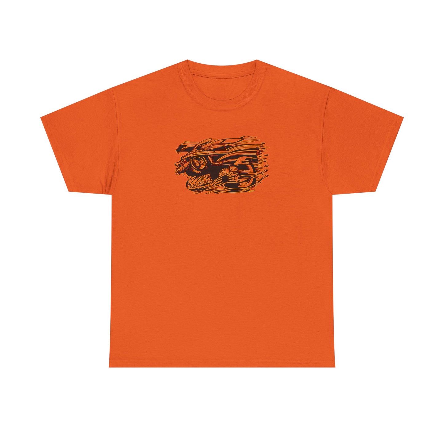 HOT ROD CHEVY Muscle Car Fireball Tee Shirt - Multiple Colors