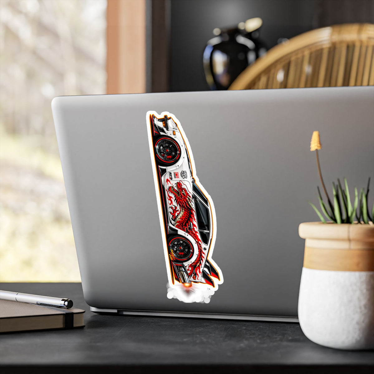 DATSUN 240Z JDM Cars & Coffee 805 Collectible Fireball Art Sizes Stickers in 4 Sizes