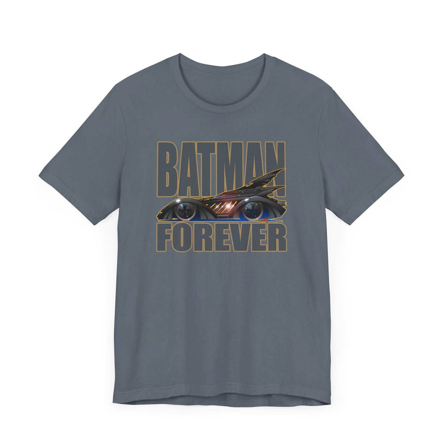 BATMAN FOREVER BATMOBILE Concept Art Short Sleeve Tee 12 Colors