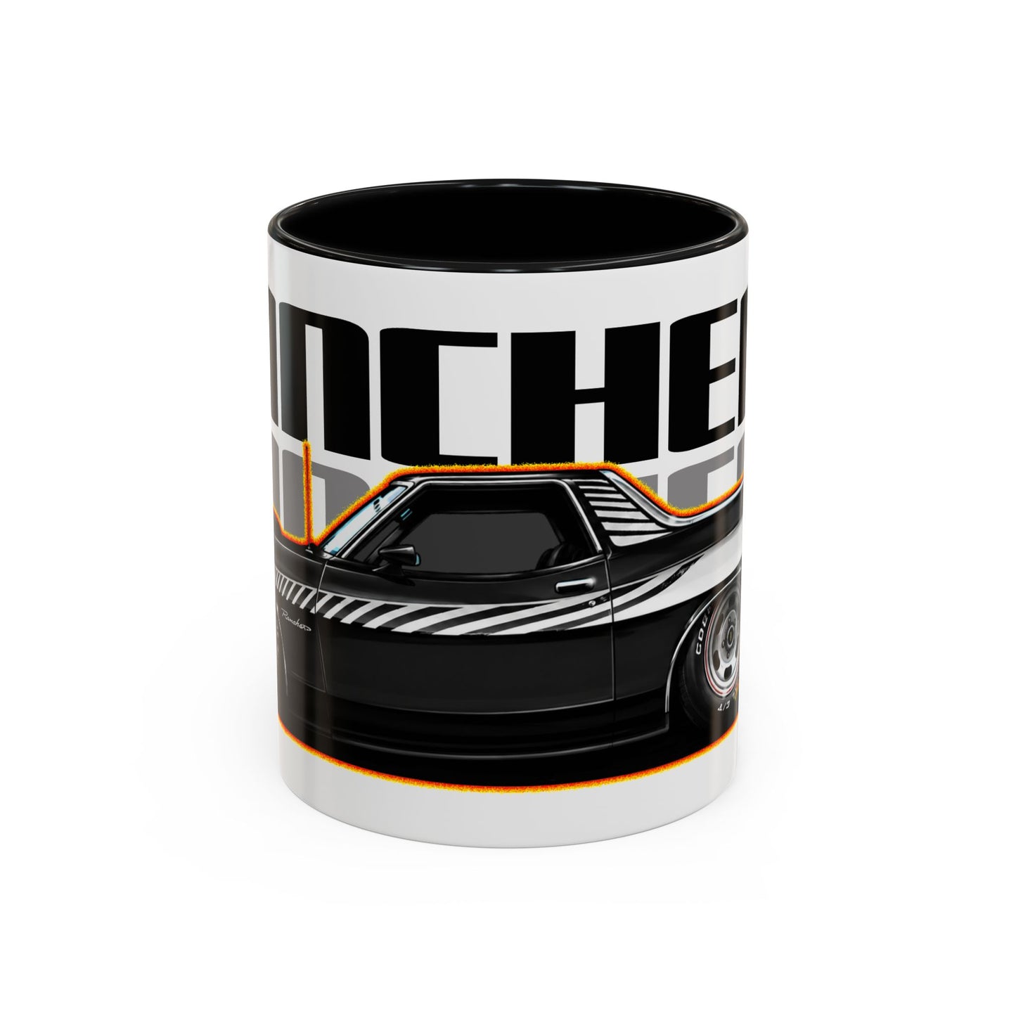 CUSTOM FORD RANCHERO Collectible Fireball Art Coffee Mug - 2 Sizes