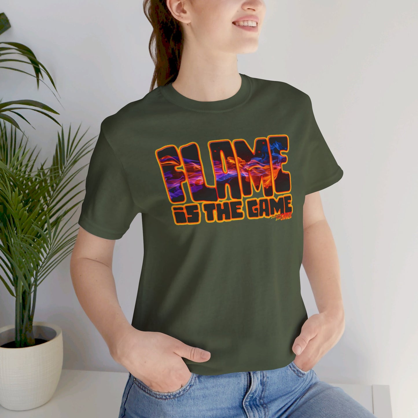 FLAME IS THE GAME Fireball Tim Garage Official Short Sleeve Tee 13 Colors