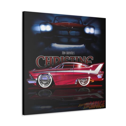 CHRISTINE Movie Car 1958 Plymouth Fury Concept Art Canvas MASTERPRINT 3 Sizes