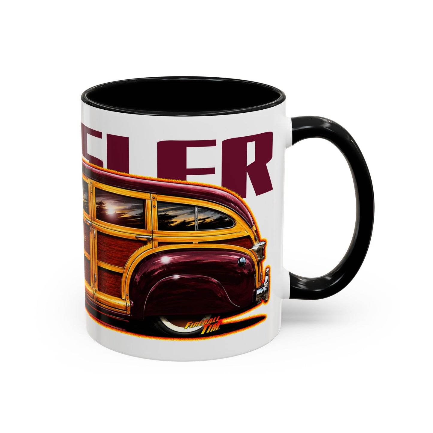 CHRYSLER TOWN & COUNTRY 1942 Collectible Fireball Art Coffee Mug - 2 Sizes