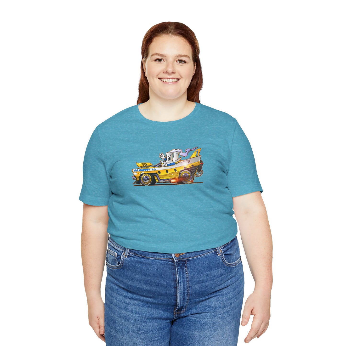 BUDDY CRUISE BUDDYMOBILE Custom Car Art Short Sleeve Tee in 17 Colors