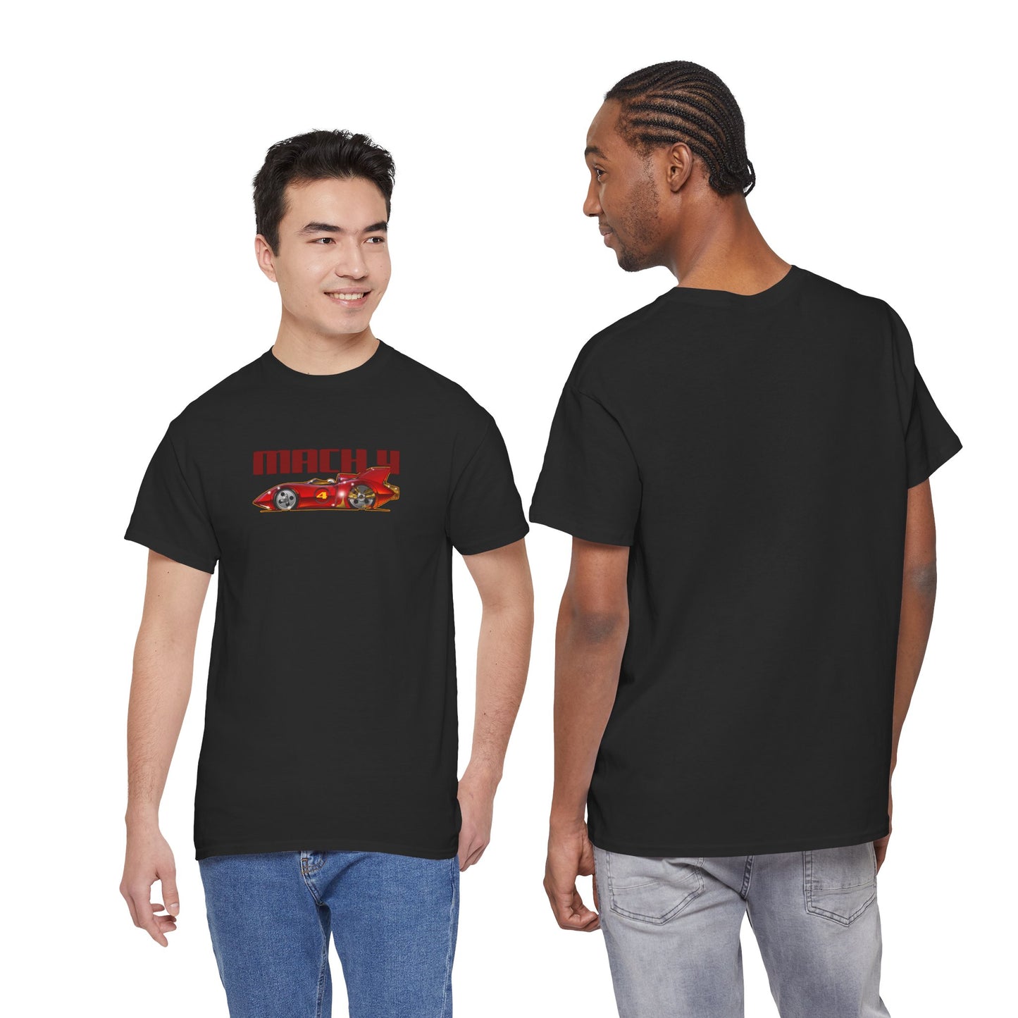 SPEED RACER MACH 4 Fireball Art Cotton Tee Shirt - Colors