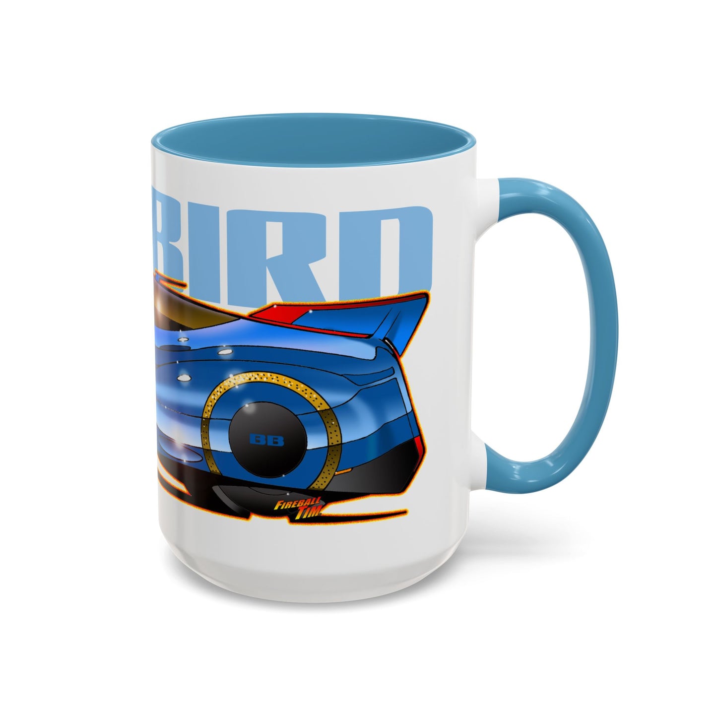 FIREBALL BLUEBIRD CONCEPT Collectible Coffee Art Mug 2 Sizes