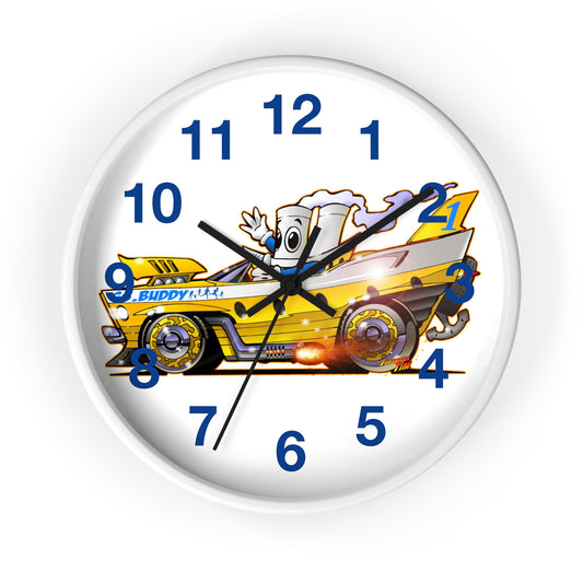 BUDDY CRUISE BUDDYMOBILE Custom Car Art S.S. Buddy Wall Clock