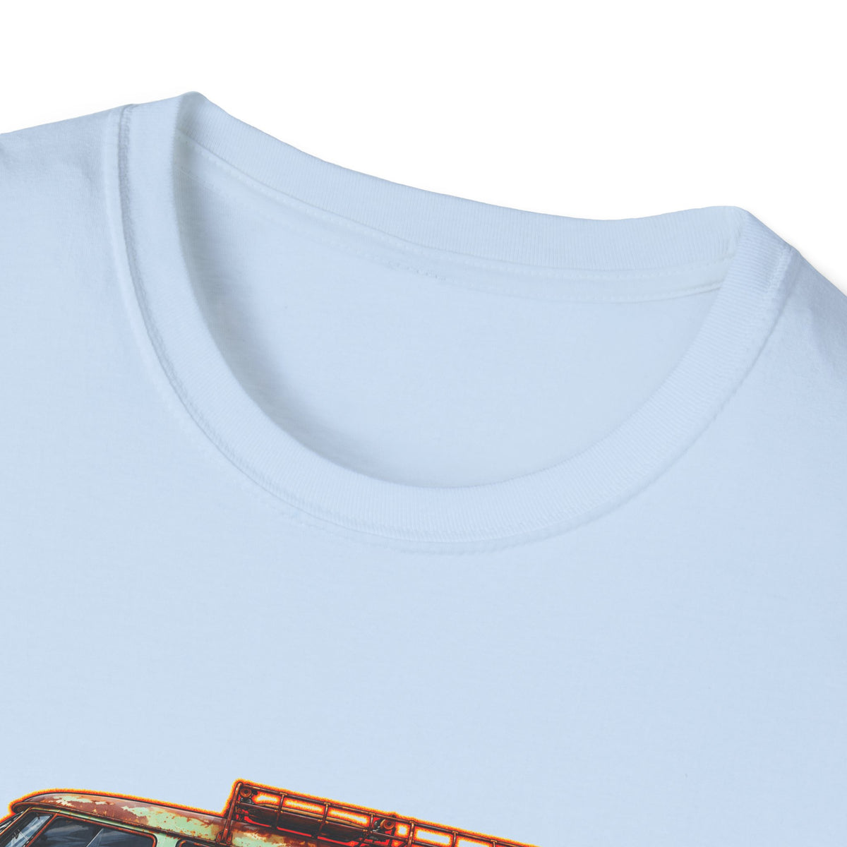KUSTOM VW VOLKSWAGEN BUS Collectible Fireball Art TeeShirt